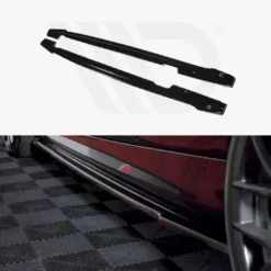 BMW-E81-E87-Side-Skirts-Maxton-Design-Blanksvart