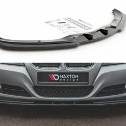 BMW-E90-E91-Front-Splitter-V2-Maxton-Design-Blanksvart