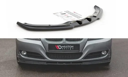 BMW-E90-E91-Front-Splitter-V2-Maxton-Design-Blanksvart