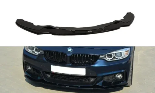 BMW-F32-F33-F36-Frontläpp-Maxton-Design-Blanksvart