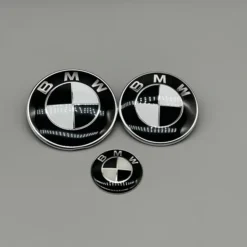 BMW-Emblem-Svartvit-4-Pack