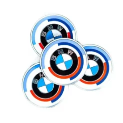 BMW Centrumkåpor 60mm – 50-årsjubileum | Originalkvalitet & Stilren Design