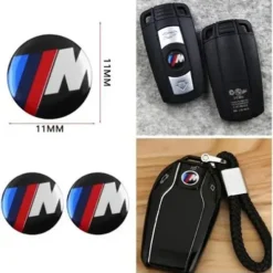 BMW-Emblem-Nyckel-M-Design-11mm-2-pack