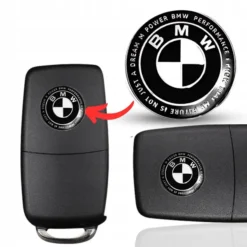 BMW-Emblem-Nyckel-Performande-2-Pack-Svart-Vit