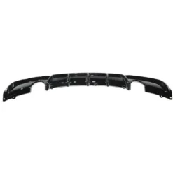 Sportig M Performance diffuser i blanksvart till BMW F30/F31 335i/335d – för dubbla utblås, ett på varje sida. Snygg styling & perfekt passform!