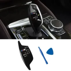 Sportig BMW växelspak med ikonisk M-logga – perfekt uppgradering för G-seriens modeller.