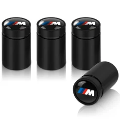BMW ventilhattar med M logga – 4-pack i metall
