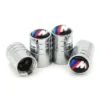 BMW ventilhattar med M-logga i krom – 4-pack i metall