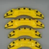 Bromsokskydd Brembo style gula 4-pack – sportig design för bilen