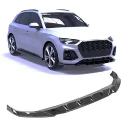 Blanksvart frontläpp till Audi Q5 S-Line MK2 Facelift och SQ5 (2020–2024) – sportigare och mer markerad front.