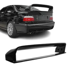 Blanksvart BMW E36 GT LTW vinge med justerbara lifters för äkta racingkänsla.