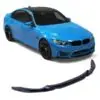 Blanksvart frontläpp till BMW M3 F80 och M4 F82 – aggressiv frontprofil och sportigare utseende.