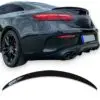 Blanksvart bakvinge till Mercedes C238 Coupe som ger bilen ett sportigare och mer exklusivt AMG-utseende.