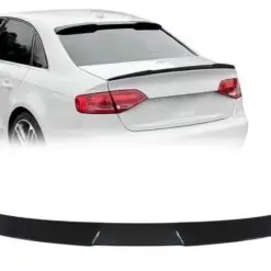 Blanksvart takvinge för Audi A4 B8 (2008–2015) som ger sportig och elegant styling.