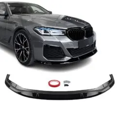 Blanksvart frontläpp för BMW G30/G31 LCI som ger bilen ett aggressivt utseende och förbättrad aerodynamik.