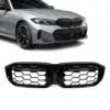 Blanksvart M340 Style grill för BMW G20/G21 LCI som ger bilen en aggressiv sportlook och moderniserad frontdesign.