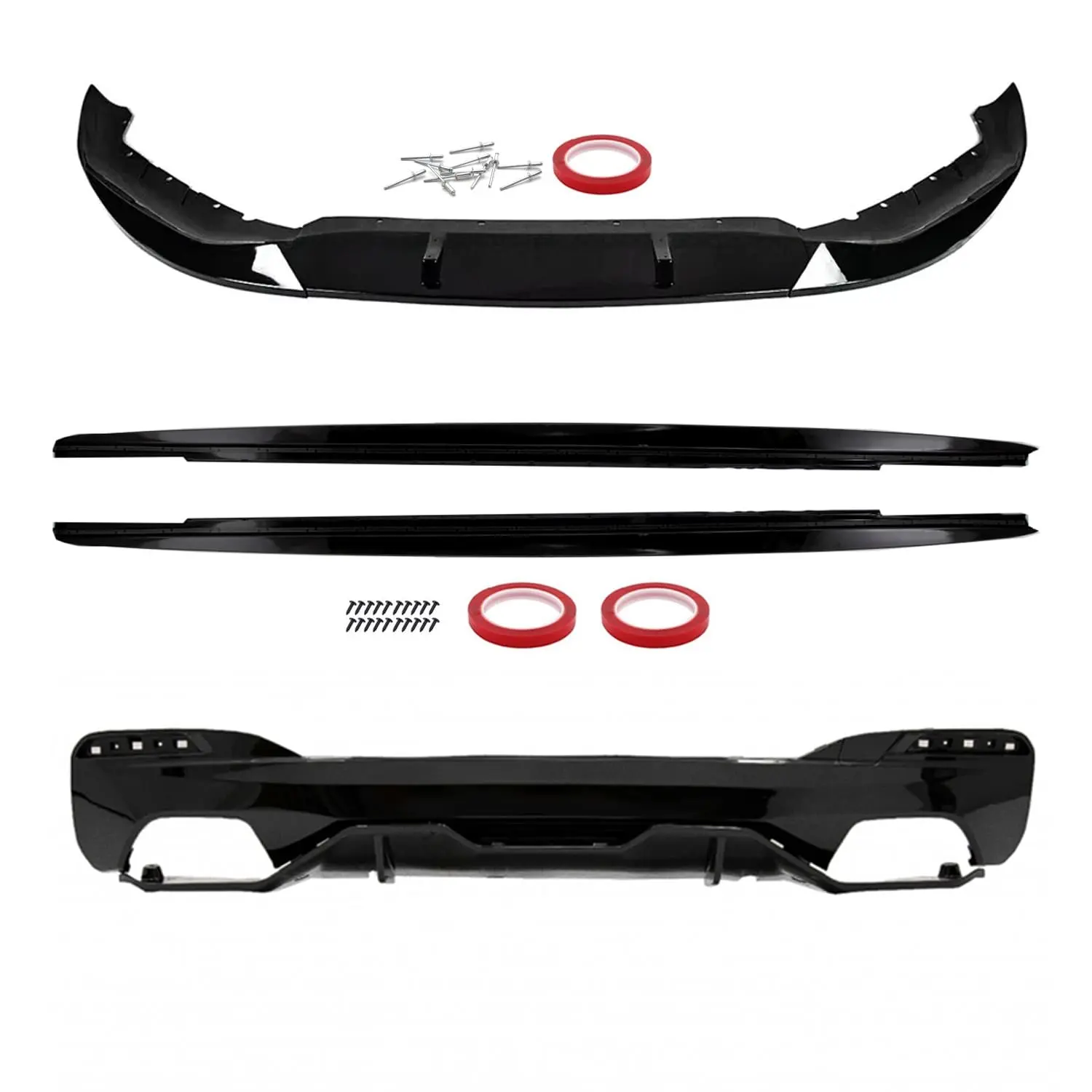 Performance kit för BMW G30/G31 med M-Pack som ger bilen en aggressiv M-sport look och förbättrad aerodynamik.