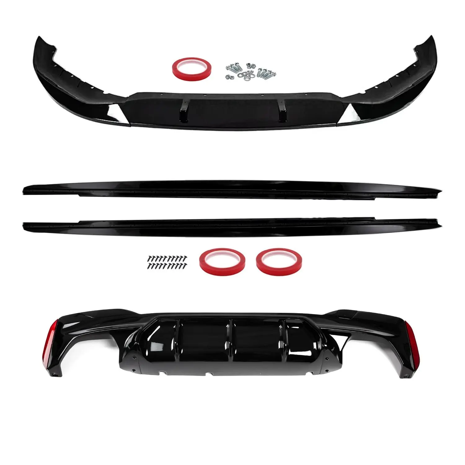 M Style Performance kit för BMW G30/G31 LCI som ger bilen en aggressiv och sportig design med förbättrad aerodynamik.