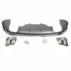 Sport diffuser till Audi Q5 8R 2008–2012 med dubbla avgaspipor och aggressiv design