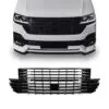 Blanksvart grill till VW Transporter T6.1 som ger bilen en sportig, modern och exklusiv frontdesign.