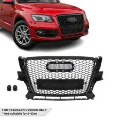 RS grill monterad på Audi Q5 8R standardmodell (2009–2012) för en mer aggressiv och modern front.