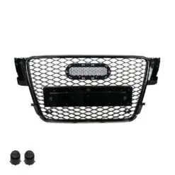 RS-look honeycomb grill till Audi A5/S5 B8 2007–2011 – ger ett sportigt och exklusivt utseende fram.