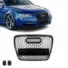 RS-look honeycomb grill till Audi A6/S6 C6 4F 2004–2011 – ger fronten ett sportigt och exklusivt utseende.
