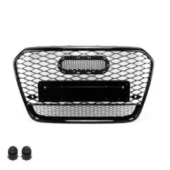RS-look honeycomb grill till Audi A6/S6 C7 2011–2014 – ger fronten ett sportigt och exklusivt utseende.