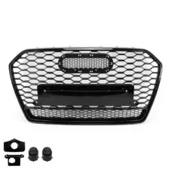RS-look honeycomb grill till Audi A6/S6 C7 2015–2018 – ger fronten ett sportigt och exklusivt utseende.