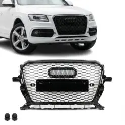 RS honeycomb grill monterad på Audi Q5/SQ5 8R facelift (2012–2017) för en aggressiv och modern look.