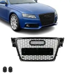 RS-look frontgrill till Audi A4/S4 B8 2008–2012 – ger bilen ett sportigt och exklusivt utseende fram.