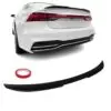 Blanksvart spoilervinge till Audi A7/S7 C8 (2019–2025) som ger bilen en sportig OEM+ look och förbättrad visuell profil bakifrån.