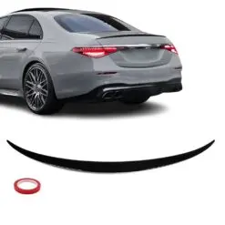 Blank AMG vinge till Mercedes S-Klass W223 (2021–2025) som ger bilen en elegant, sportig och exklusiv bakre design.