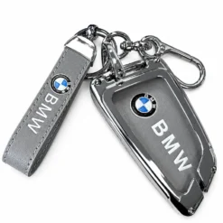 BMW G-serie nyckelskal i silver – stilrent skydd med exklusiv design och perfekt passform för moderna BMW-nycklar.